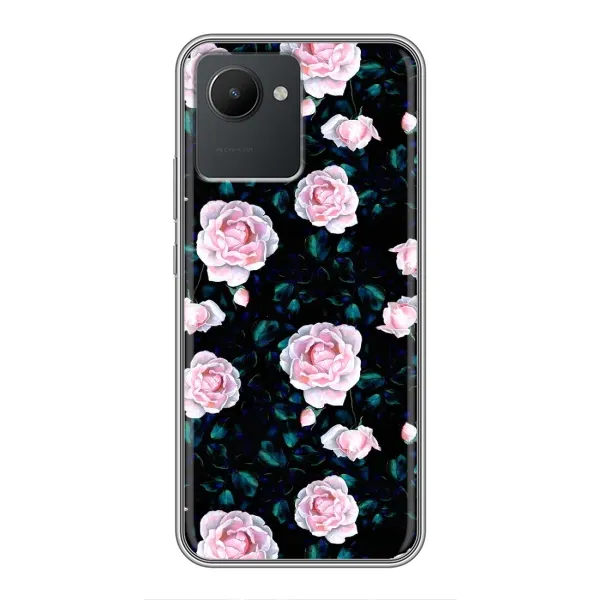 Чохол з малюнком «Чайні троянди» для Realme C30 Чохол з малюнком «Чайні троянди» для Realme C30