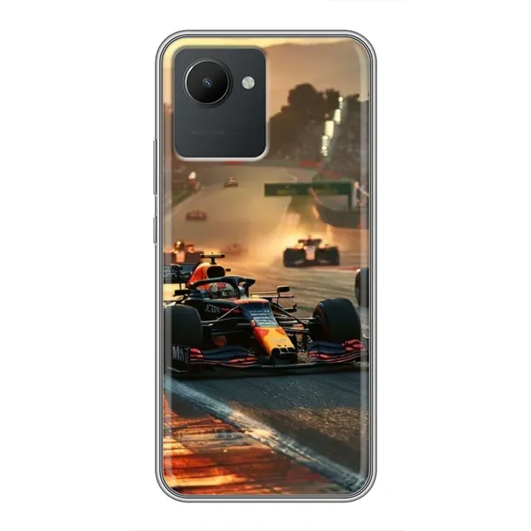 Чехол с рисунком «Чемпионат ф1» для Realme C30 Чехол с рисунком «Чемпионат ф1» для Realme C30