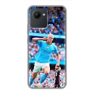 Чохли з принтом на Realme C30 Футболіст (фанати Холанда)