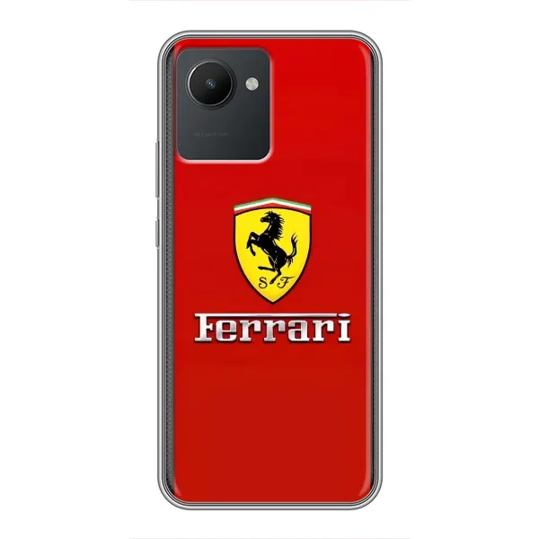 Чехол с рисунком «Ferrari Logo» для Realme C30 Чехол с рисунком «Ferrari Logo» для Realme C30