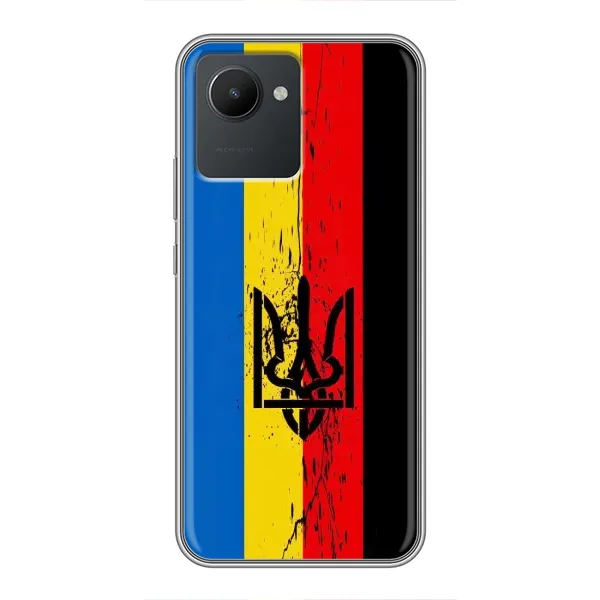 Чехол с рисунком «Флаг УПА» для Realme C30 Чехол с рисунком «Флаг УПА» для Realme C30