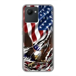 Чохол Прапор USA для Realme C30 (Прапор USA)