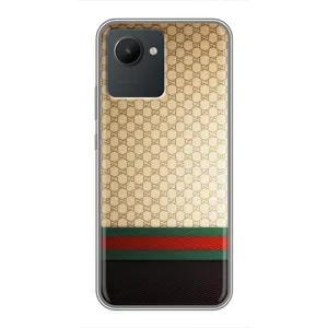 Чехлы Бренд GUCCI для Realme C30 (Фон Гуччи)