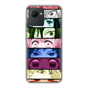 Силіконові чохлі з очіма Anime для Реалмі с30 (Очі Хашира)