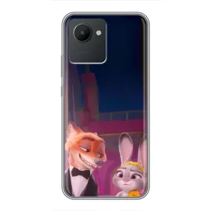 Силіконовий чохол з принтом Зоотрополіс для Realme C30 (Головні герої)