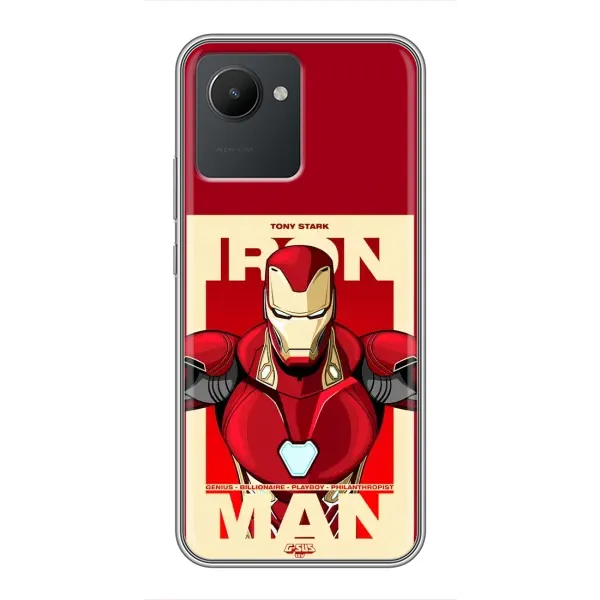 Чехол с рисунком «Iron man» для Realme C30 Чехол с рисунком «Iron man» для Realme C30
