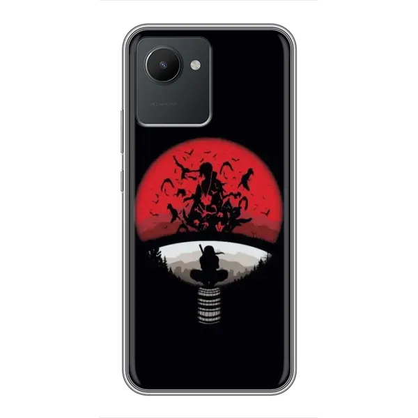 Чехол с рисунком «Итачи на черном» для Realme C30 Чехол с рисунком «Итачи на черном» для Realme C30