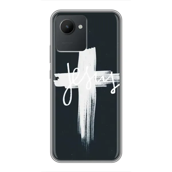 Чехол с рисунком «Jesus» для Realme C30 Чехол с рисунком «Jesus» для Realme C30