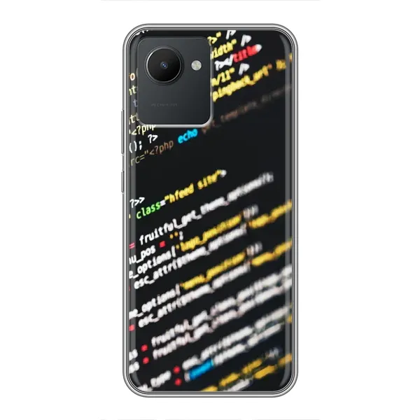 Чехол с рисунком «Код» для Realme C30 Чехол с рисунком «Код» для Realme C30