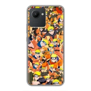Чохли з принтом НАРУТО на Realme C30 (Коллаж Наруто)