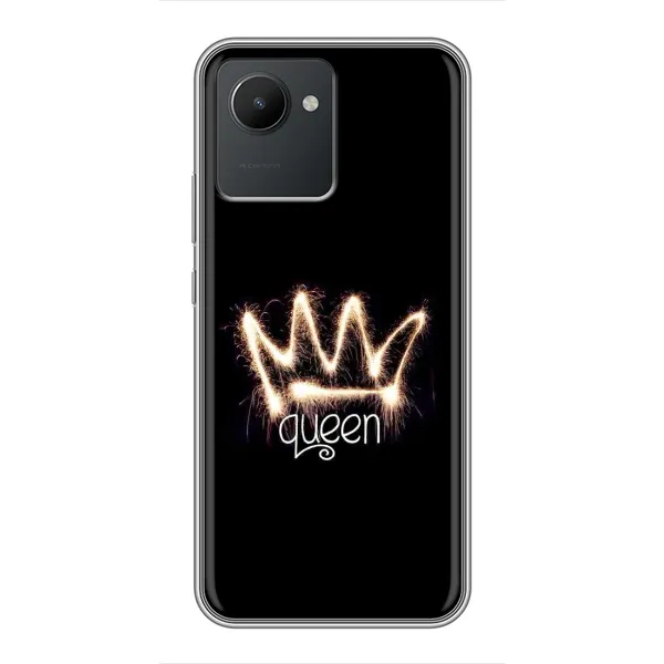 Чехол с рисунком «Корона» для Realme C30