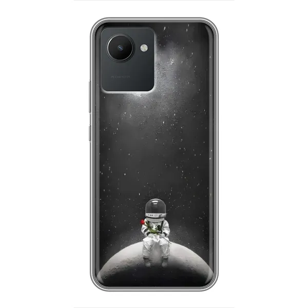 Чехол с рисунком «Космонавт романтик» для Realme C30 Чехол с рисунком «Космонавт романтик» для Realme C30