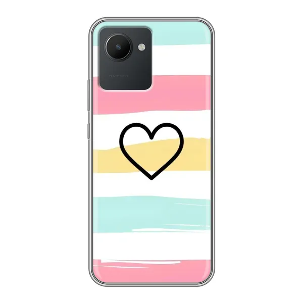Чехол с рисунком «Красивое сердечко» для Realme C30 Чехол с рисунком «Красивое сердечко» для Realme C30
