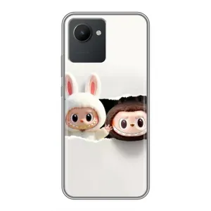 Чохол з принтом Лабубу для Realme C30 (Фігурки Labubu)