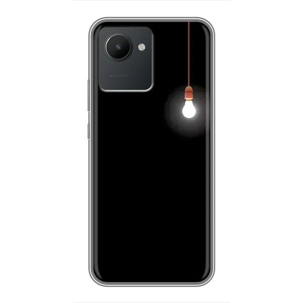 Чехол с рисунком «Лампочка» для Realme C30 Чехол с рисунком «Лампочка» для Realme C30