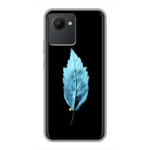 Чохол з картинками на чорному фоні для Realme C30