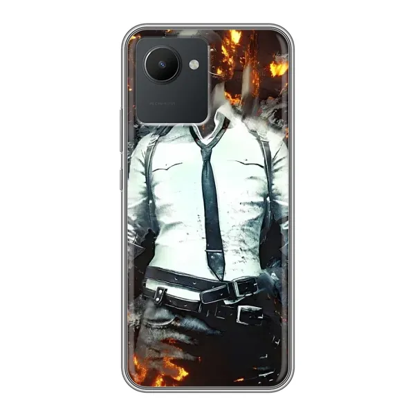 Чехол с рисунком «Man Пубг» для Realme C30 Чехол с рисунком «Man Пубг» для Realme C30
