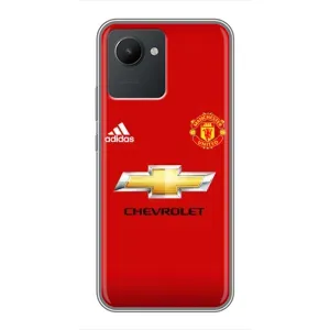 Силіконові Чохли з принтом Футбол на Realme C30 (Man United)