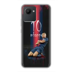 Чохол (TPU) з Футболістом на Realme C30 (MBAPPE 10)