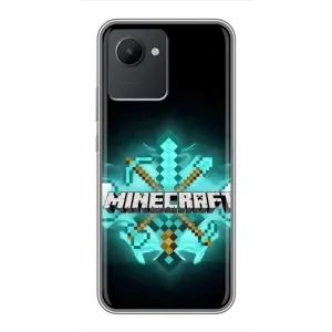 Чехол майнкрафт для Realme C30 (MineCraft 2)