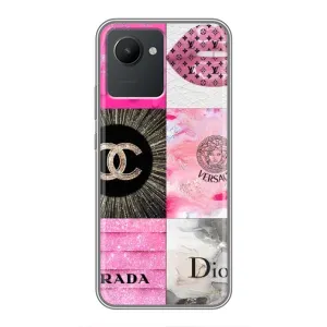Чехол (Dior, Prada, YSL, Chanel) для Realme C30 (Модница)