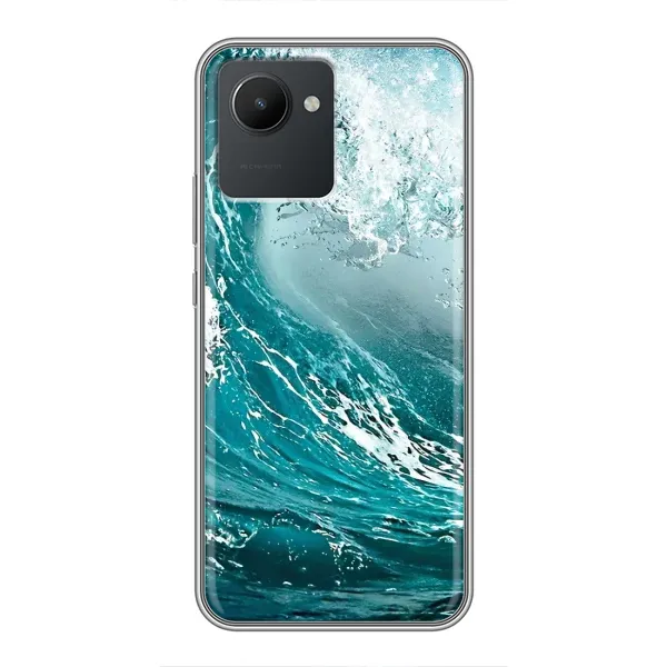 Чехол с рисунком «Морская волна» для Realme C30 Чехол с рисунком «Морская волна» для Realme C30
