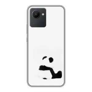Чехлы с Пандами на Realme C30 (Панда обиделся)