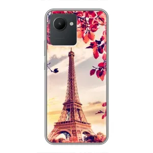 Чехол с Эйфелевой башней на Realme C30 (Paris photo)