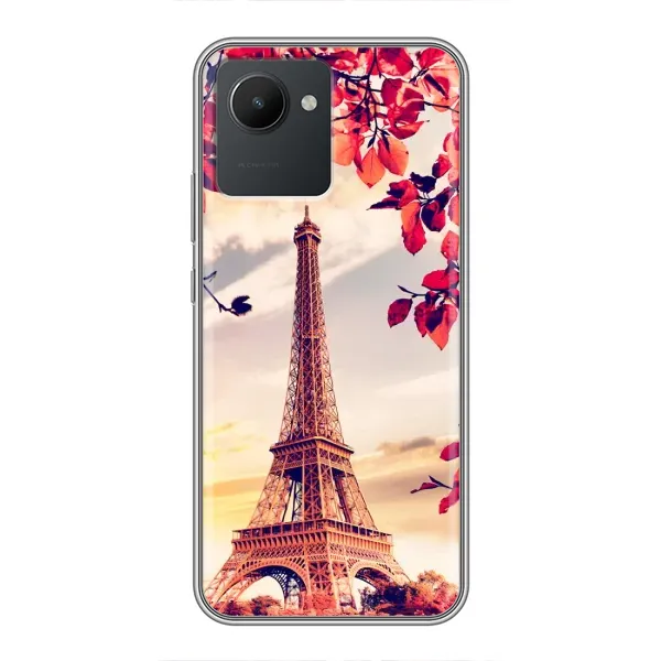 Чехол с рисунком «Paris photo» для Realme C30 Чехол с рисунком «Paris photo» для Realme C30