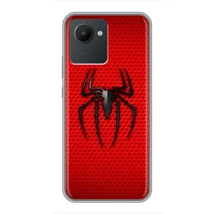 Чехол Супергерой Человека Паука на Realme C30 (Паук марвел)