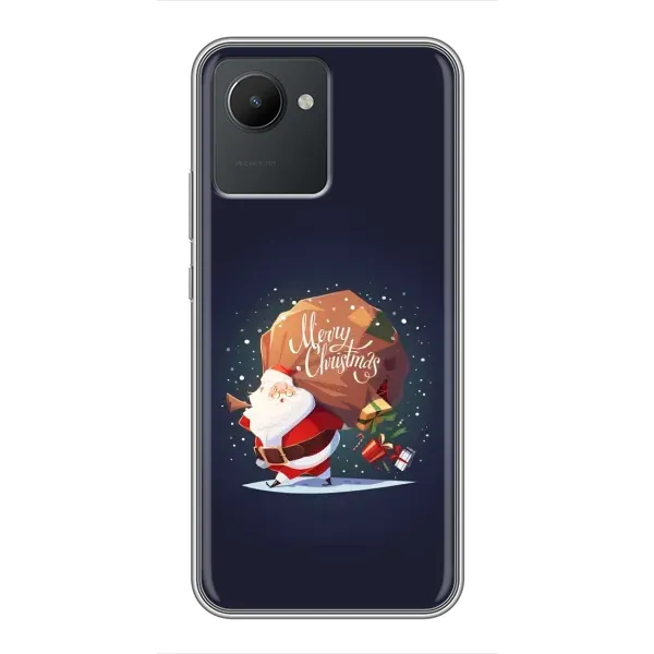 Чехол с рисунком «Подарки от Санты» для Realme C30 Чехол с рисунком «Подарки от Санты» для Realme C30