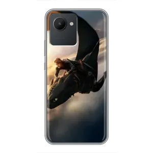 Чохол дракон Беззубик для Realme C30 (Політ Беззубика)