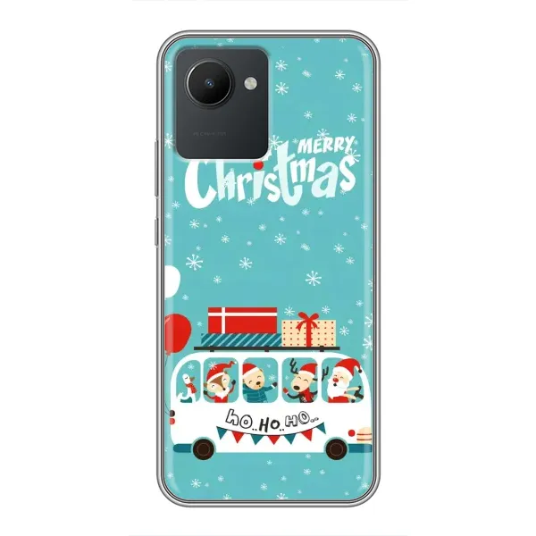 Чехол с рисунком «Рождественское настроение» для Realme C30 Чехол с рисунком «Рождественское настроение» для Realme C30