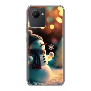Чохли на Новий Рік Realme C30 (Сніговик святковий)