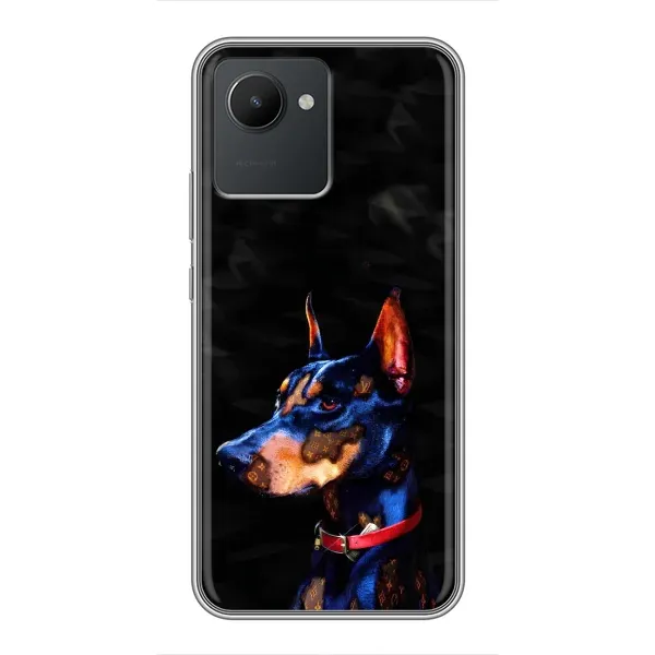 Чехол с рисунком «Собака Мопс» для Realme C30 Чехол с рисунком «Собака Мопс» для Realme C30
