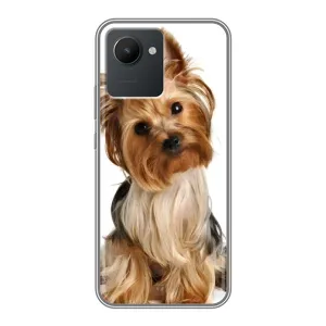 Чехол (ТПУ) Милые собачки для Realme C30 (Собака Терьер)