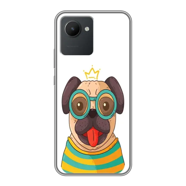 Чехол с рисунком «Собака Король» для Realme C30 Чехол с рисунком «Собака Король» для Realme C30