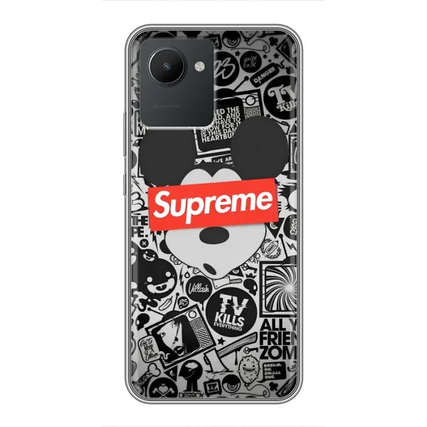 Чехол с рисунком «Supreme Маус» для Realme C30 Чехол с рисунком «Supreme Маус» для Realme C30