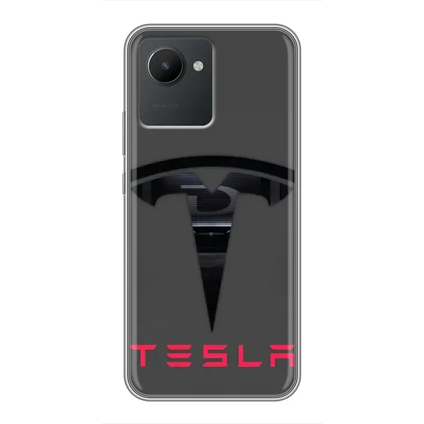 Чехол с рисунком «Logo TESLA» для Realme C30 Чехол с рисунком «Logo TESLA» для Realme C30