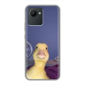 Бампер з принтом Меми для Realme C30 (Качка)
