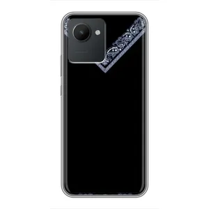 Силиконовый Чехол на Realme C30 (Воротник вышиванки)