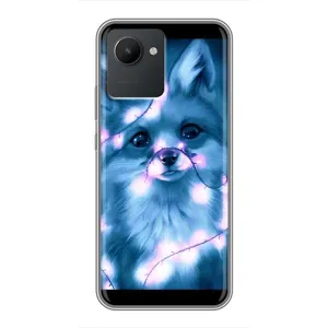 Чехол с Лисичкой для Realme C30 (Яркая Лиса)