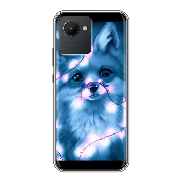 Чехол с рисунком «Яркая Лиса» для Realme C30 Чехол с рисунком «Яркая Лиса» для Realme C30