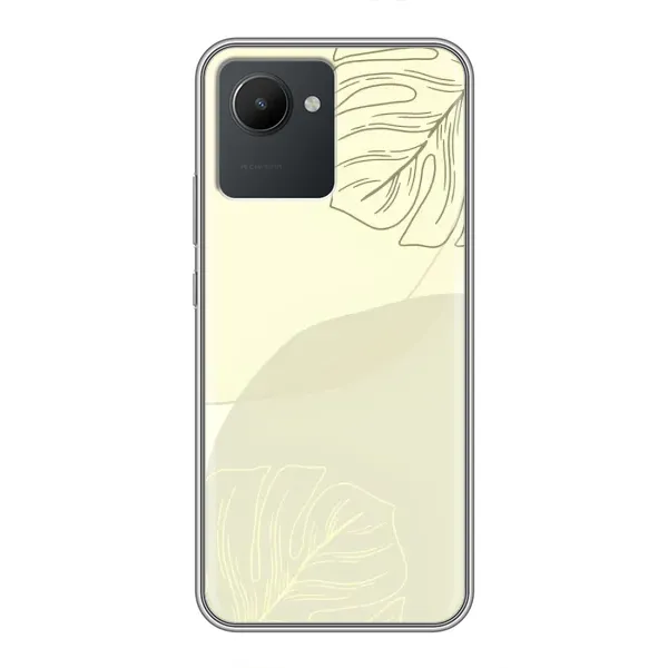 Чехол с рисунком «Зелёный фон» для Realme C30 Чехол с рисунком «Зелёный фон» для Realme C30