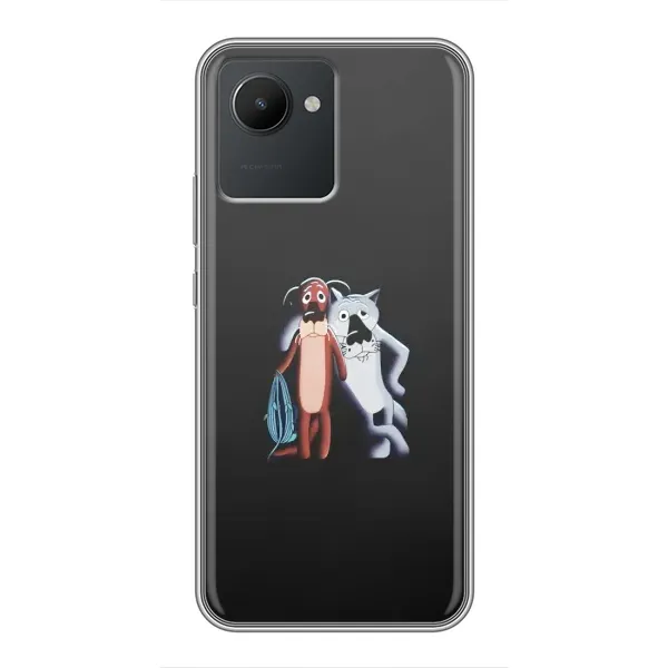 Чехол с рисунком «Шо, опять» для Realme C30