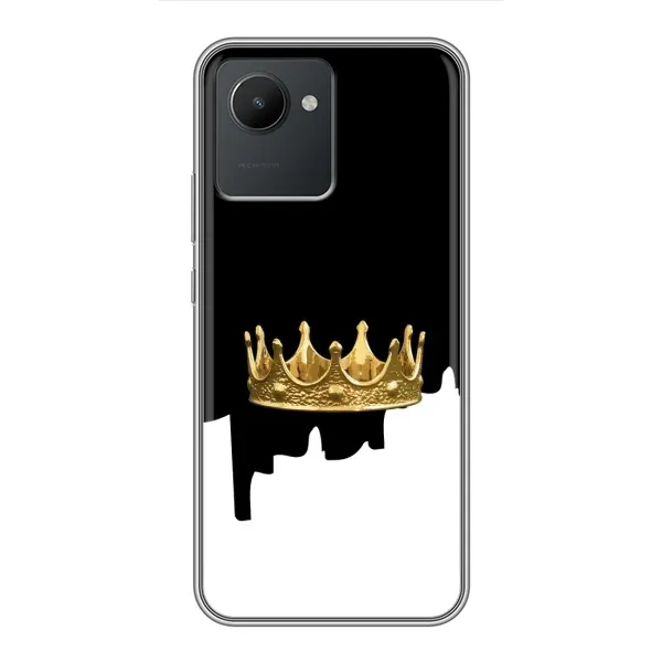 Чехол с рисунком «Золотая корона» для Realme C30