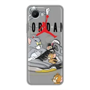 Силиконовый Чехол Nike Air Jordan на Реалми с30s (Air Jordan)