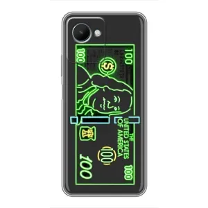 Чехол (Дорого -богато) на Realme C30s (Баксы)