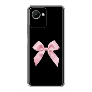Чохол банти для Realme C30s (Бант на чорному)
