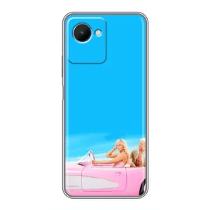 Силиконовый Чехол Барби Фильм на Realme C30s (Барби и Кен)